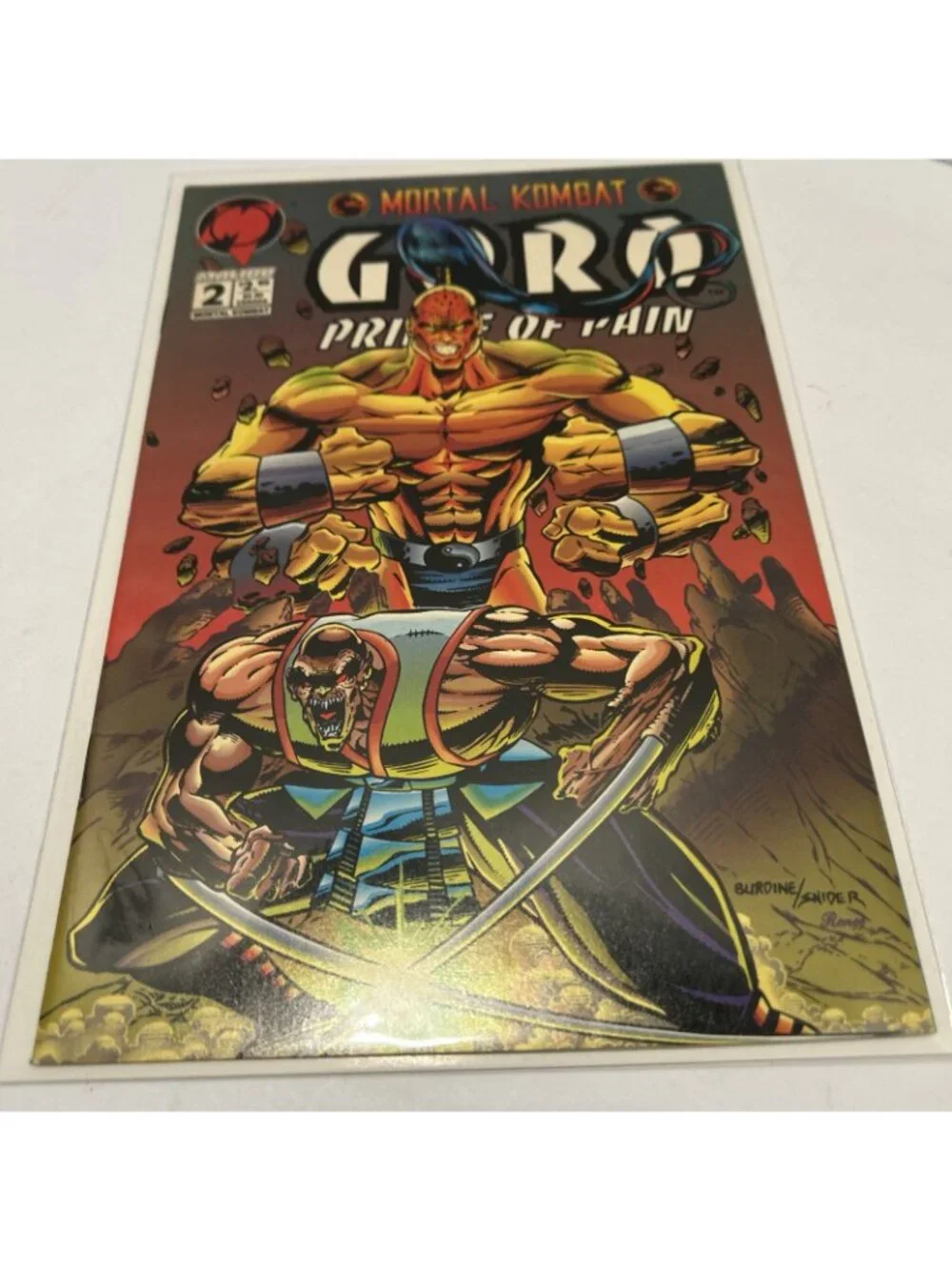 Mortal Kombat Goro Prince of Pain #2 (1994) Malibu Comics Martial Arts VF/NM